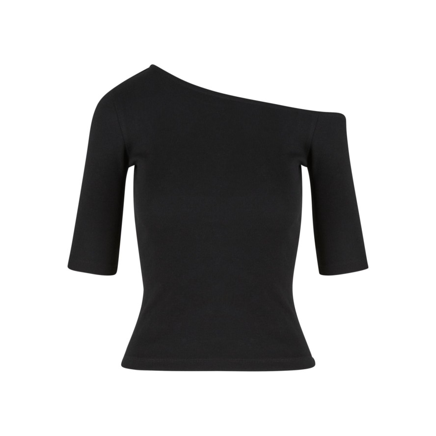 Koszulka damska Urban Classics Organic Asymmetric Rib