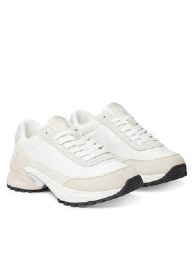 Calvin Klein Jeans Sneakersy Hike Runner Mg Nylon Perl YW0YW01963 Biały