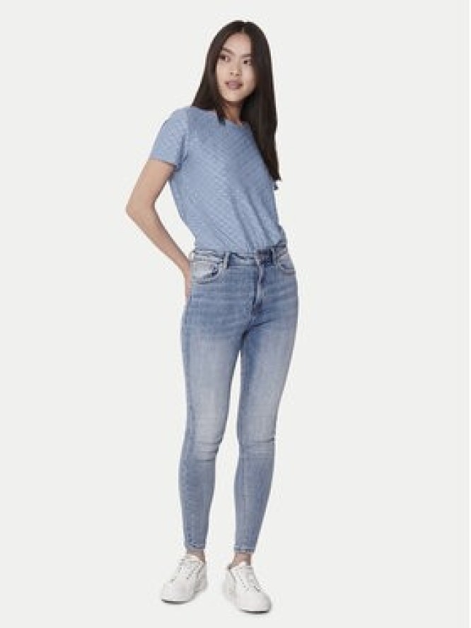 JDY T-Shirt 15158450 Błękitny Regular Fit