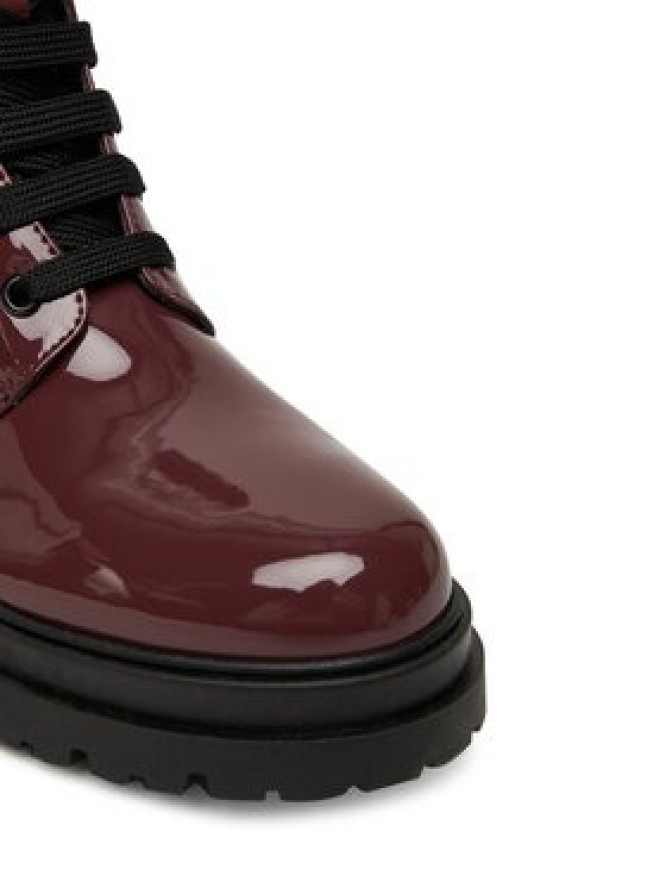 Tommy Hilfiger Trapery Lace-Up Bootie T4A5-34025-0775 D Bordowy