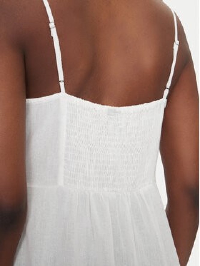 Vero Moda Sukienka letnia Quincy 10324588 Biały Regular Fit