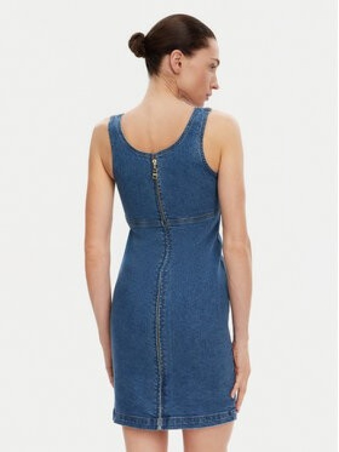 Silvian Heach Sukienka jeansowa GPP25298VE Niebieski Slim Fit