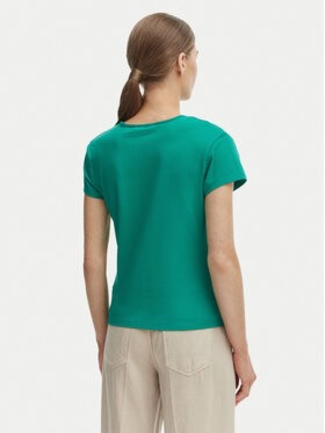 Tommy Hilfiger T-Shirt WW0WW48710 Zielony Slim Fit