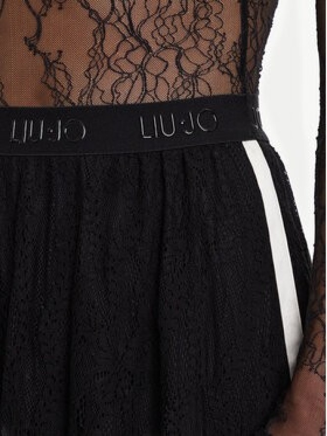 Liu Jo Sport Spódnica midi TF5260 J4951 Czarny Regular Fit