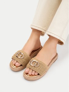 Guess Espadryle FLJKLI FAB03 Beżowy