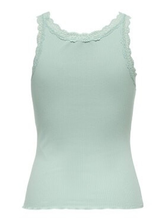 ONLY Top Sara 15345994 Zielony jasny Slim Fit