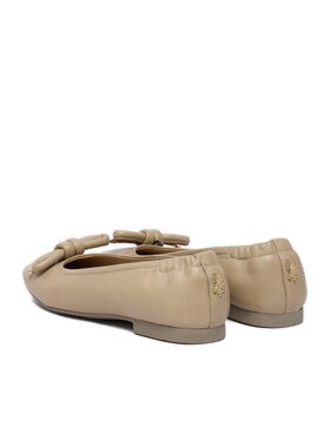 U.S. Polo Assn. Baleriny EO-OXANA001W/6L1 Beżowy jasny