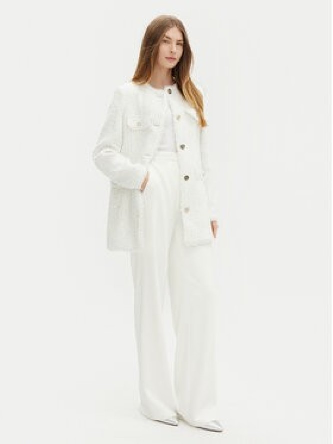 Guess Płaszcz przejściowy W5RL20 WGVS2 Biały Regular Fit