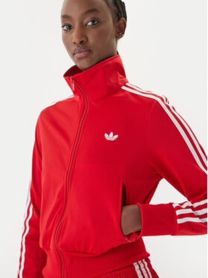adidas Bluza Firebird Classic KQ6529 Czerwony Regular Fit