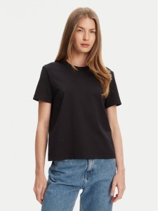 Calvin Klein T-Shirt LV044C905G Czarny Regular Fit