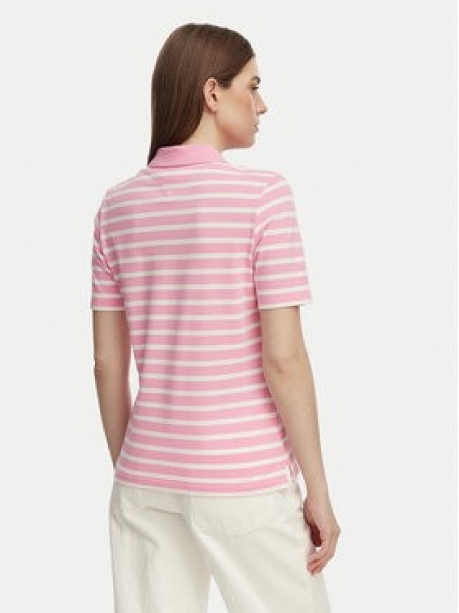 Tommy Hilfiger Polo 1985 WW0WW43224 Różowy jasny Regular Fit