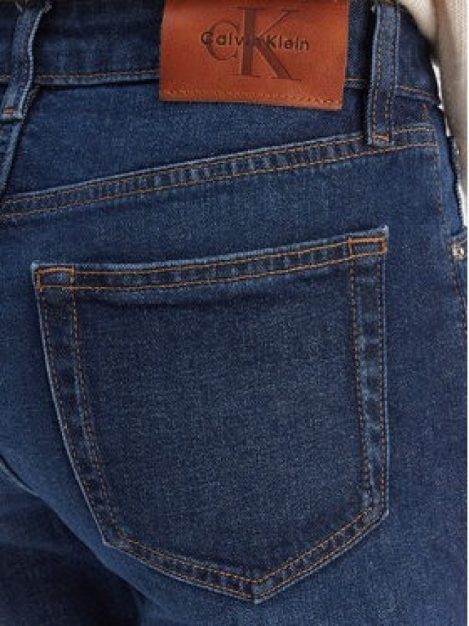 Calvin Klein Jeans Jeansy Mid Rise Slim Blue Orbit LV047C778G Niebieski Slim Fit