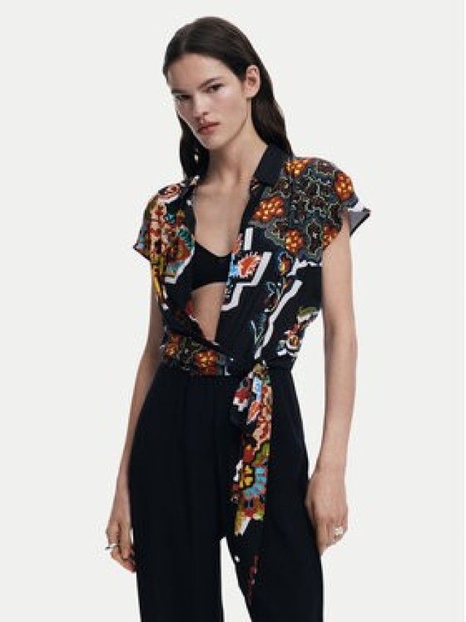 Desigual Kombinezon Paisley 25SWPW20 Czarny Regular Fit