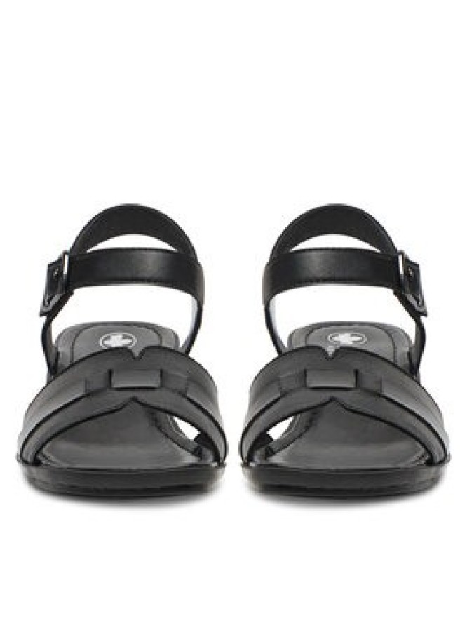 Rieker Sandały 62685-00 Czarny