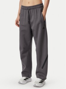 adidas Spodnie dresowe Z.N.E. Open Hem KF6377 Szary Loose Fit