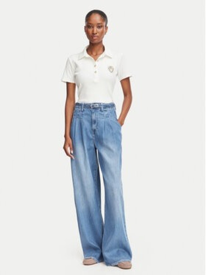 Morgan Jeansy 262-PELIAM Niebieski jasny Wide Leg