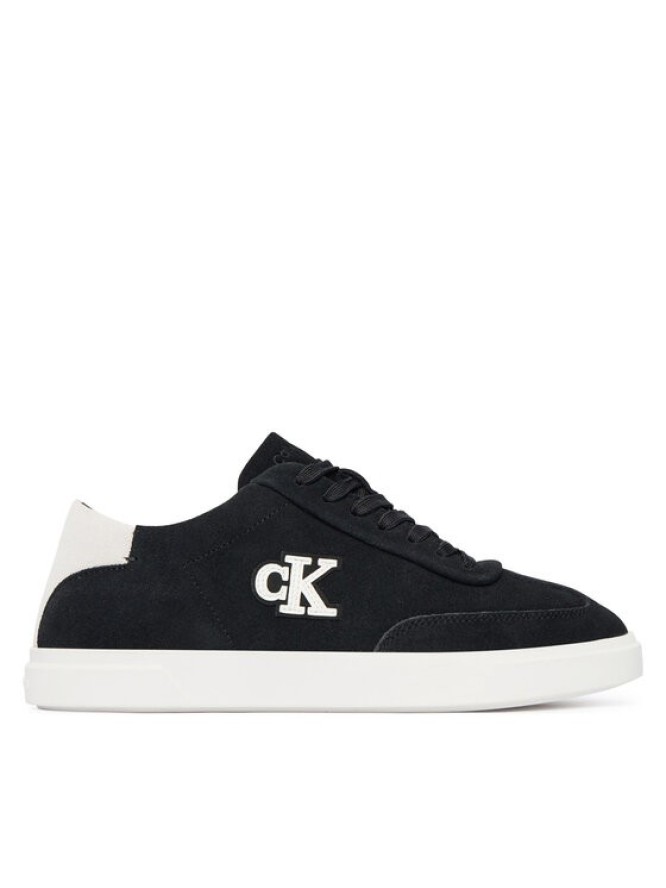 Calvin Klein Sneakersy Low Pro Cups Wt Suede Mg HW0HW03144 Czarny