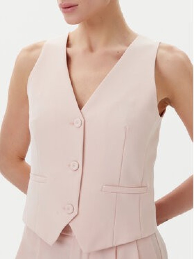 Rinascimento Kamizelka CFC0123672003 Różowy Regular Fit