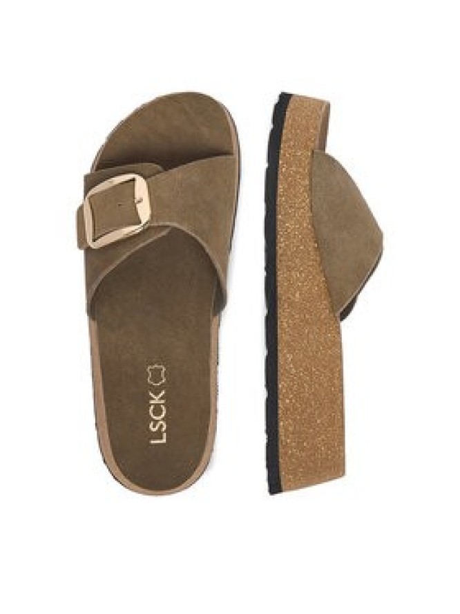 Lasocki Klapki CEO-W24Q19601-01 Khaki