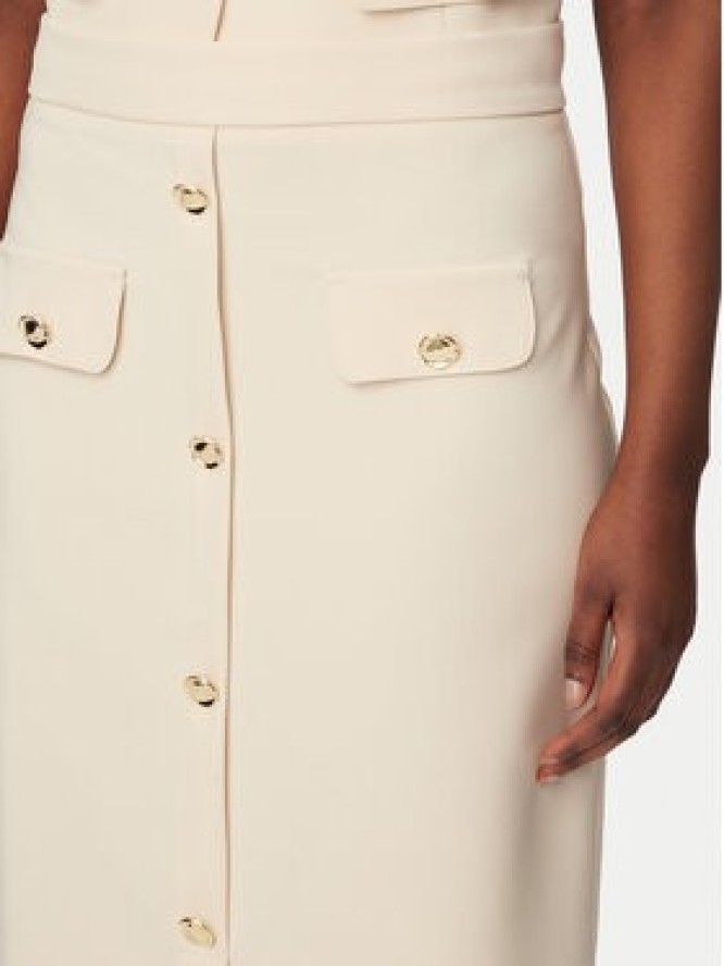 Rinascimento Spódnica ołówkowa CFC0128271003 Beżowy Slim Fit