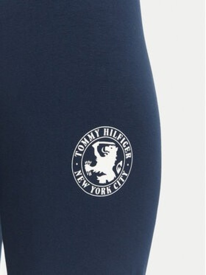 Tommy Hilfiger Legginsy UW0UW06626 Granatowy Slim Fit