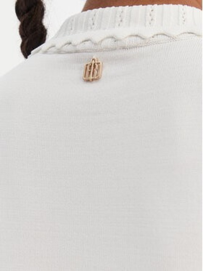 Fracomina Sweter FR26ST7013K41601 Écru Regular Fit