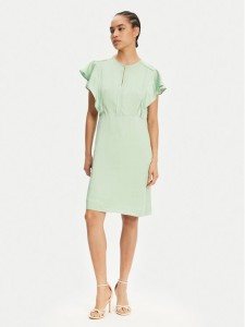 BOSS Sukienka letnia Deliniara 50537402 Zielony Regular Fit