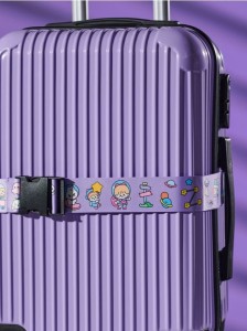 Pas do bagażu - fioletowy