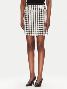 Bruuns Bazaar Spódnica ołówkowa Aluma BBW4527 Écru Slim Fit