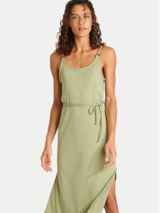 Banana Moon Sukienka letnia Yaquina Amaria MGC27 Zielony Regular Fit