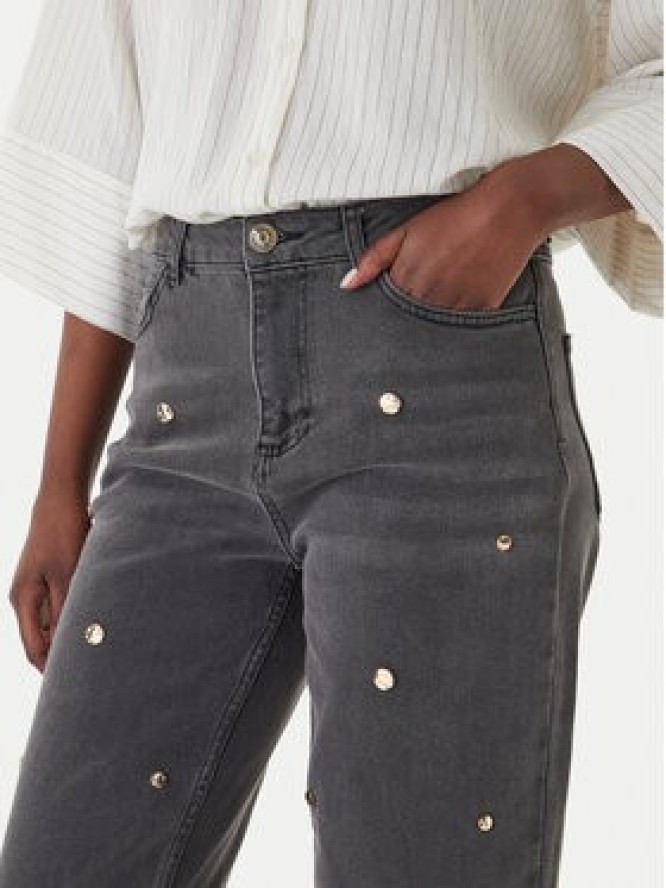 LOLA CASADEMUNT Jeansy MS2614016 Szary Straight Fit