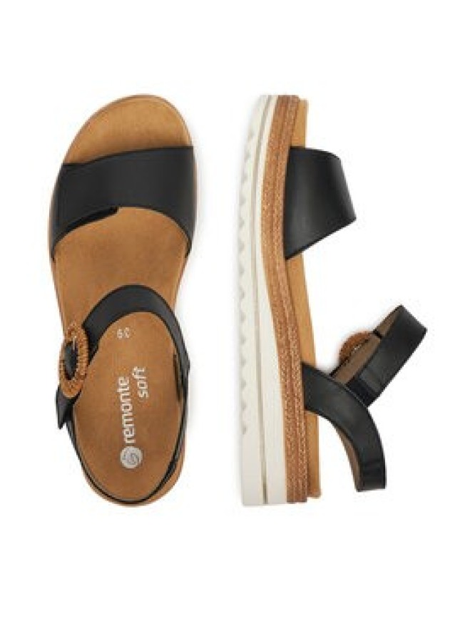 Remonte Sandały D0Q52-00 Czarny