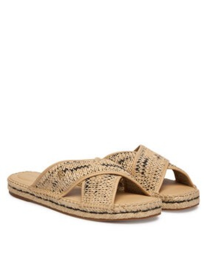 Tommy Hilfiger Klapki Raffia TH FW0FW09139 Beżowy