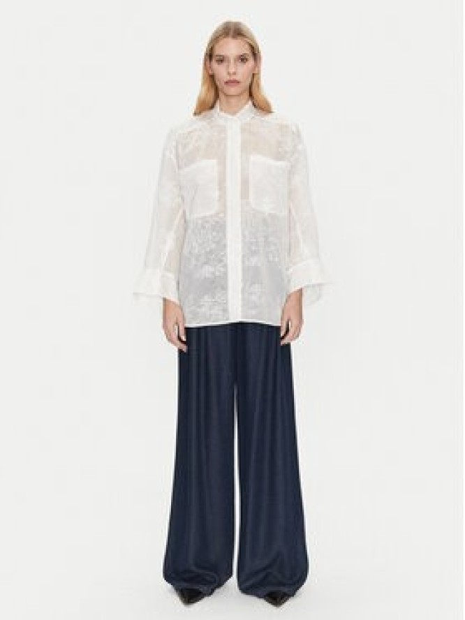 Munthe Koszula Fortunato 251104025135 Biały Relaxed Fit