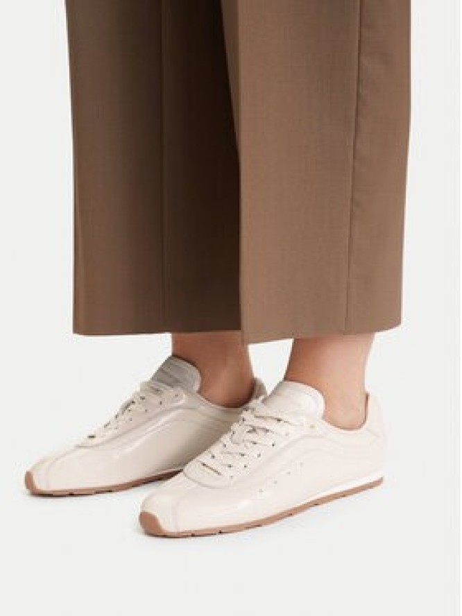 Tommy Hilfiger Sneakersy Bella Sneaker Leather FW0FW09495 Kremowy