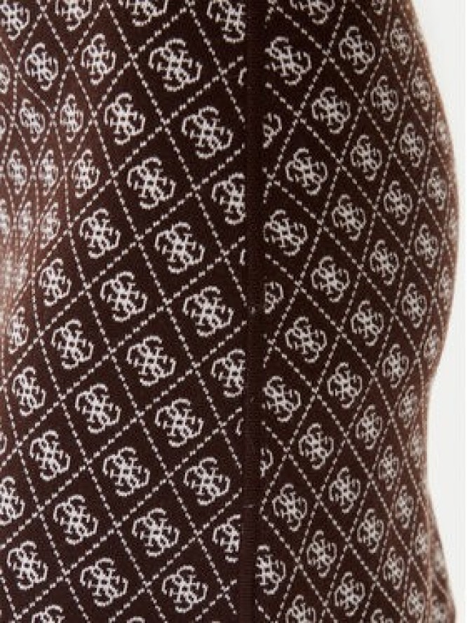 Guess Spódnica ołówkowa W5BD81 Z3JD2 Brązowy Slim Fit