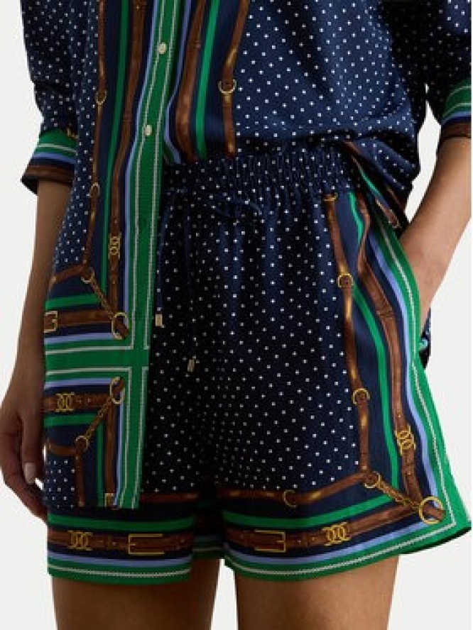 LAUREN RALPH LAUREN Szorty materiałowe 200B20822001 Granatowy Regular Fit