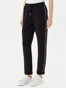 Liu Jo Spodnie dresowe TF5093 J4616 Czarny Regular Fit