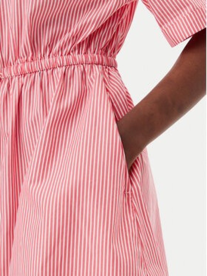 Tommy Jeans Sukienka koszulowa DW0DW20617 Różowy Regular Fit