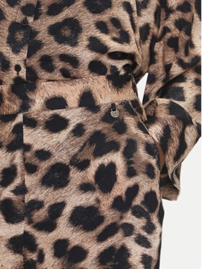 LOLA CASADEMUNT Spodnie materiałowe LS2514018 Brązowy Relaxed Fit