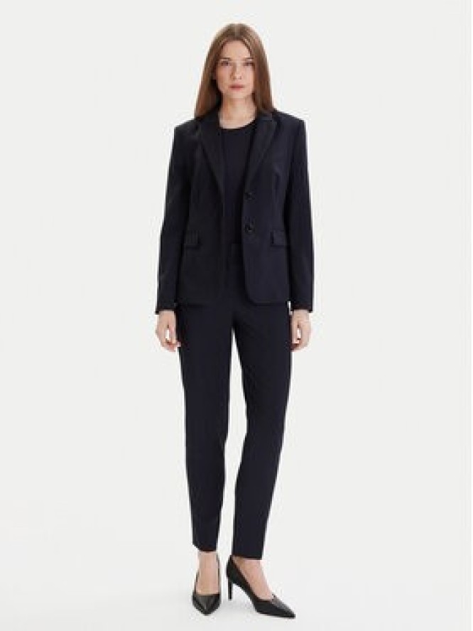 Boss Spodnie materiałowe 50490051 Granatowy Regular Fit