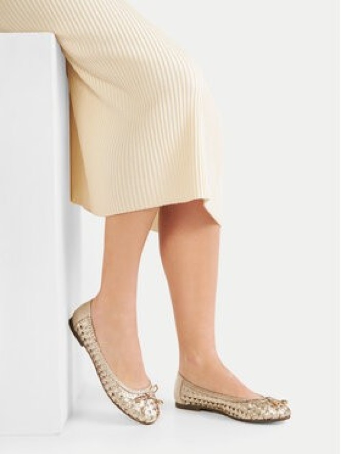 Lasocki Baleriny WI45-550-01 Złoty