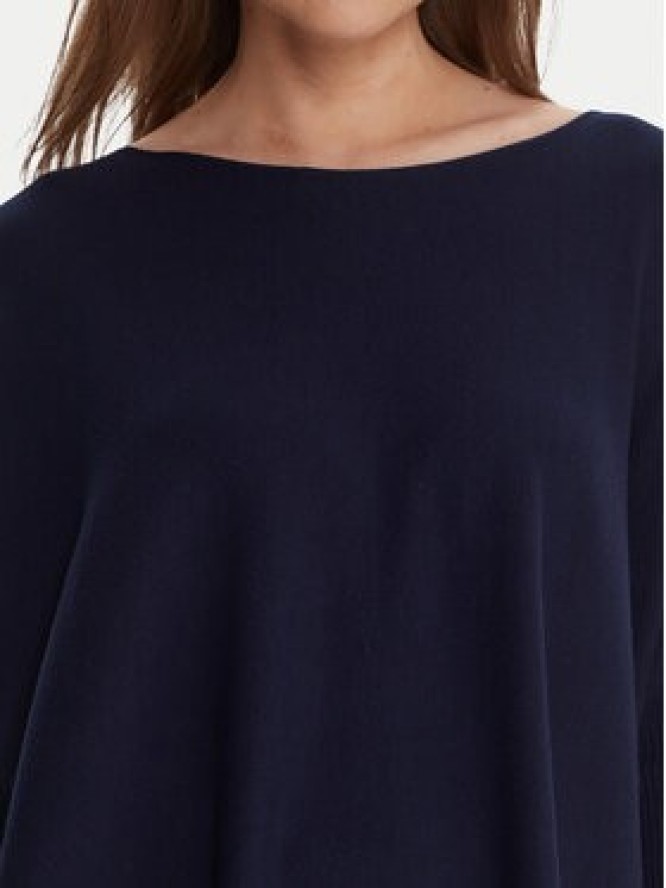 Kontatto Sweter 3M0802C Granatowy Relaxed Fit