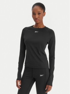 Reebok Koszulka techniczna RK25604CCW Czarny Slim Fit