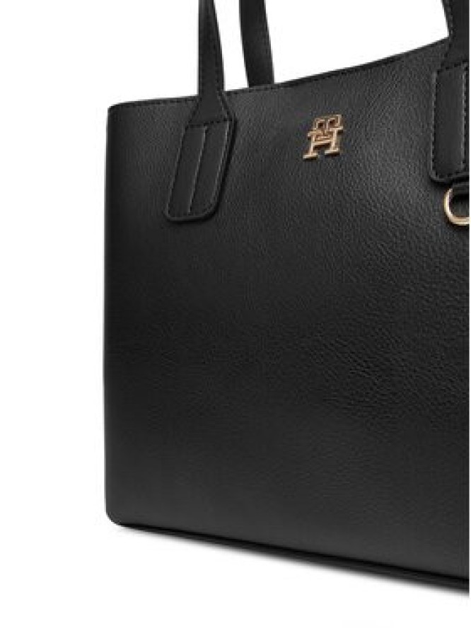 Tommy Hilfiger Torebka Th Distinct Mini Tote AW0AW17459 Czarny