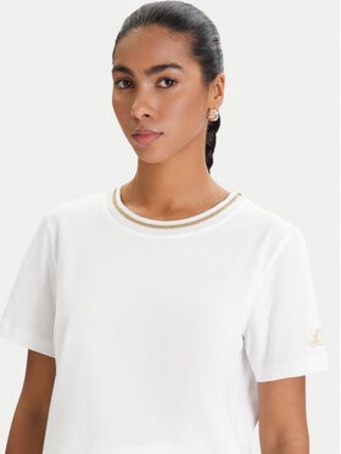 Luisa Spagnoli T-Shirt Balearica 543152 Biały Regular Fit