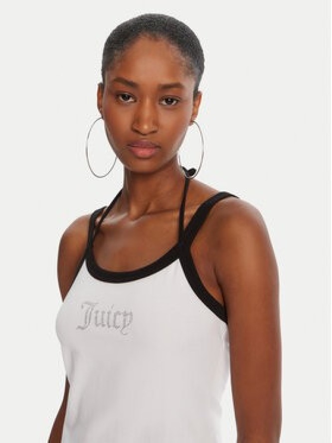 Juicy Couture Top Amira JCWCT225302 Biały Slim Fit