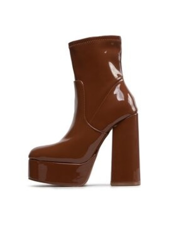 DeeZee Botki ZALXBH220154 Brązowy