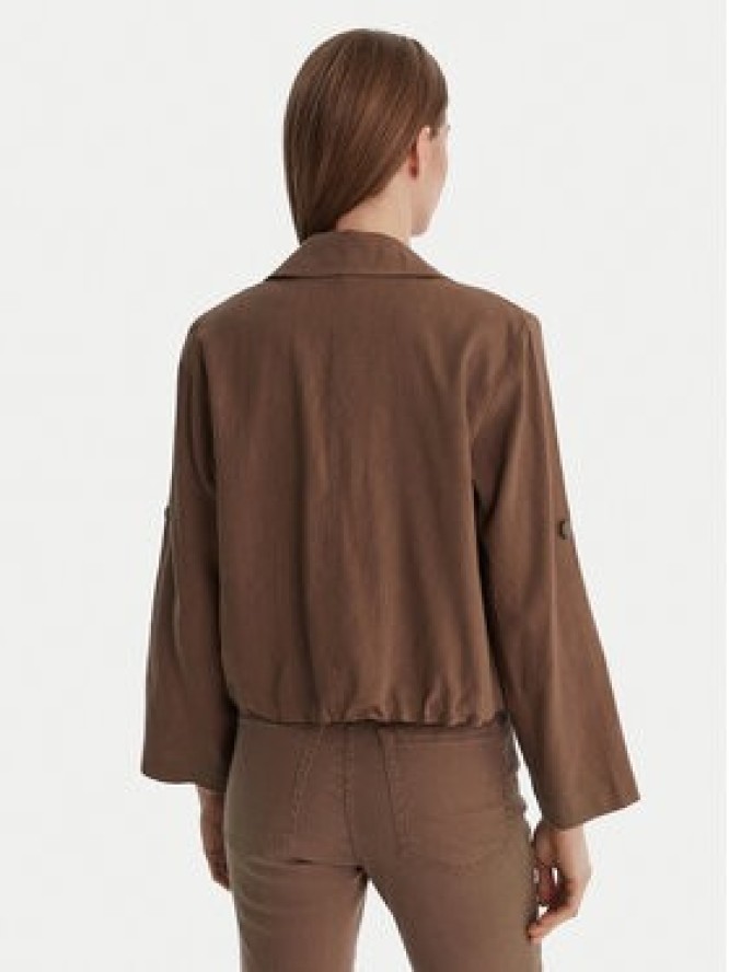 Marella Koszula Palchi 2613041015 Brązowy Regular Fit