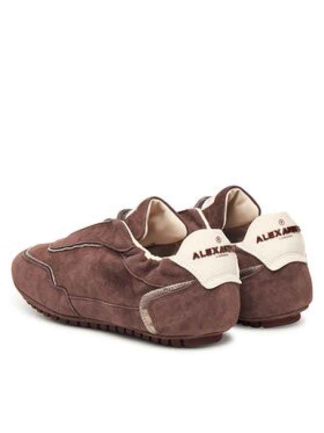 Alexander Smith Sneakersy River Woman Soft Suede ALBERSW-8195 DBN Brązowy ciemny
